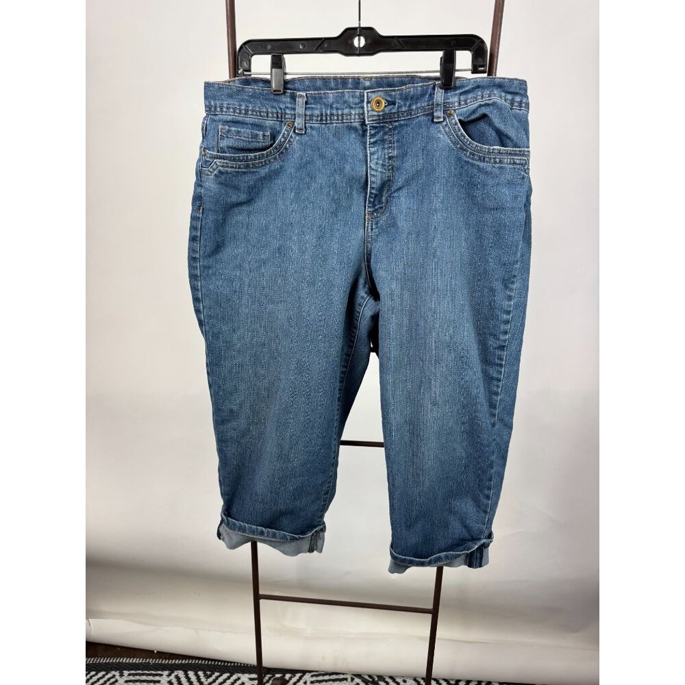 Sonoma Life + Style Womens Denim Jeans Size 16 Made In Egypt Cotton Blend